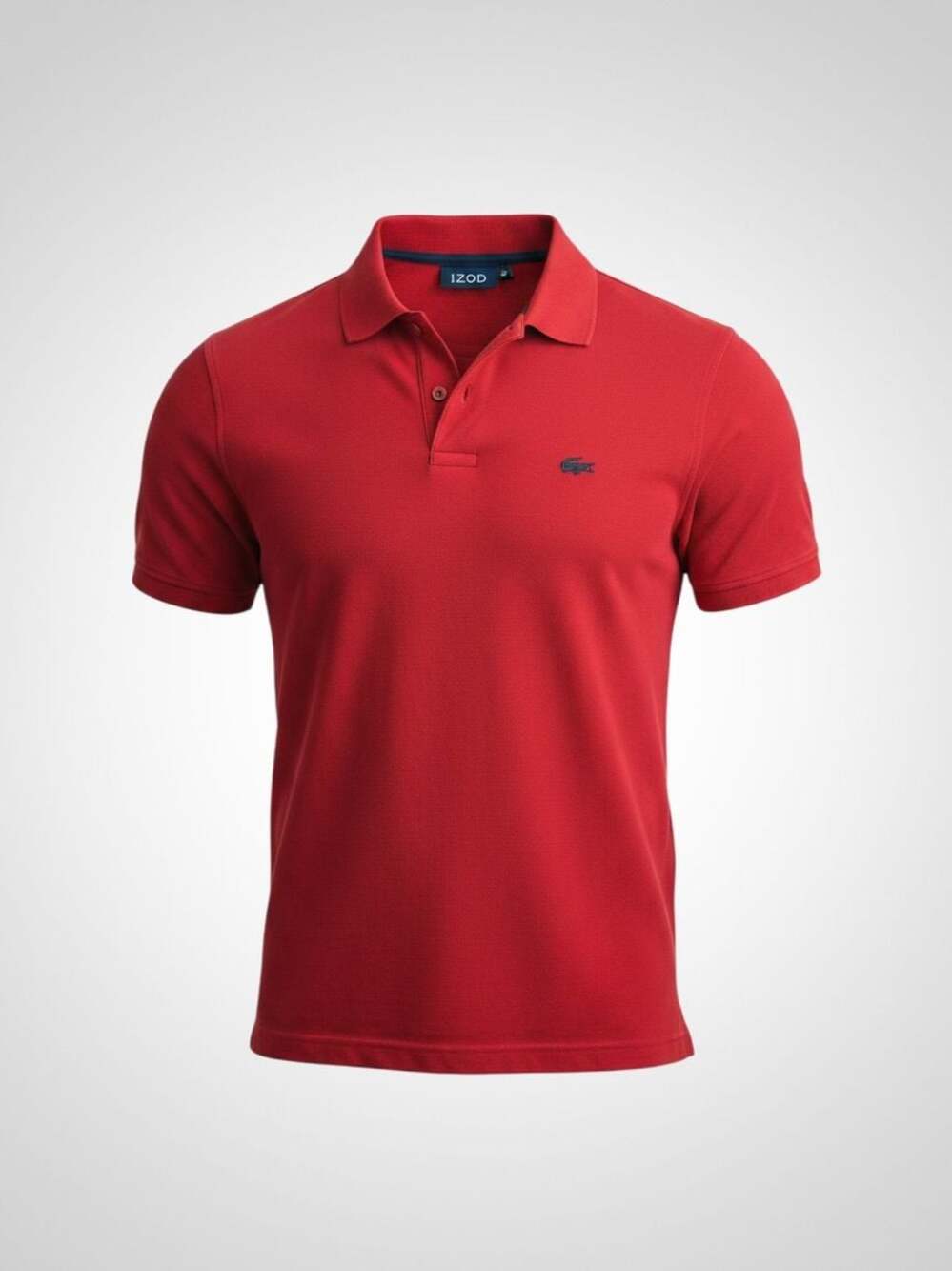 NEW IZOD Men's Advantage Performance Solid Short Sleeve Polo Shirt